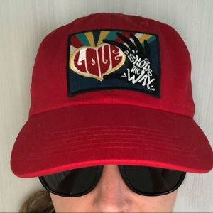 Dad Hat-Love Shows The Way embroidered patch: RED